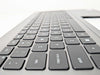Dell German Deutsch Backlit Keyboard Clavier Palmrest Silver 0 WD68D 09RM8N DENT