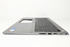 Dell German Deutsch Backlit Keyboard Clavier Palmrest Silver 0 WD68D 09RM8N DENT