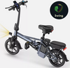 Folding Electric Bike 350W 48V 10.5Ah 22MPH 21-28Mi 14in Seat Commuter Adult
