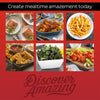 4-in-1, 2-Quart Mini Air Fryer Oven Combo with Customizable Smart Cooking Progra