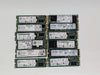 LOT OF 12 Assorted 256GB SATA M.2 2280 SSDs