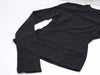 NEW Skims Cotton Jersey Long Sleeve Tshirt COLOR Soot SIZE XS