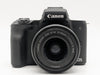 Canon EOS M50 24.1MP Mirrorless Camera Black w/ EF-M 15-45mm IS STM Lens