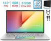 Asus Vivobook S14 14 in FHD 1080p Display i7-8565U 8GB RAM 512GB PCIe NVME SSD