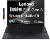 Lenovo - Upgraded - ThinkPad E16 16'' Touchscreen Intel Ultra 5-225U 16GB DDR5