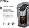 Keurig K-Elite Single-Serve K-Cup Pod Coffee Maker, Brushed Silver New Open Box