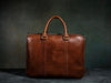 NEW SATCHEL & PAGE Diplomat Italian Leather Briefcase Bag MSRP $545