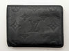 Louis Vuitton Monogram Canvas Black Bifold Men's Wallet Authentic Pre-Owned