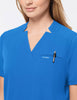 Jaanuu Relaxed 3-pocket Top Scrubs Royal Blue Women’s size XS Extra Small