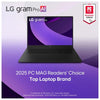 LG gram Pro Intel Ultra 9 285H 5050 8 GB RTX 32GB 2TB 17 2560 x 1600 whCell 90Wh