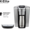 Keurig K-Elite Single-Serve K-Cup Pod Coffee Maker, Brushed Silver New Open Box