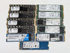 LOT OF 11 Assorted 256GB SATA M.2 2280 SSDs