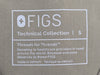 Figs Catarina Scrub Top Women's Size S Brown Short Sleeve One Pocket