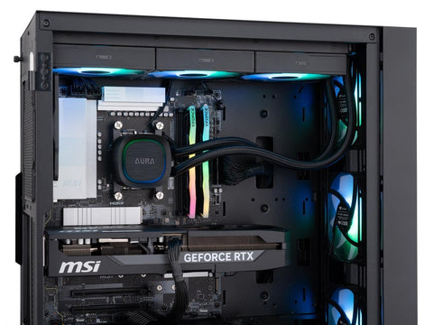 ABS Eurus Ruby Ryzen 7 9000 Series MSI SHADOW 5080 16GB RTX TeamGB 2TB SSD WARRA