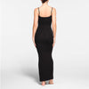 Skims Soft Lounge Long Slip Dress in Onyx | Size S Small | New NWT