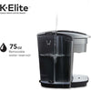 Keurig K-Elite Single-Serve K-Cup Pod Coffee Maker, Brushed Silver New Open Box