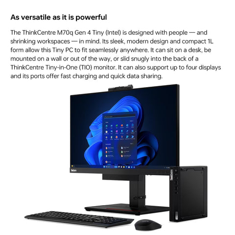 Lenovo ThinkCentre M90q Gen 6 Intel Tiny PC Intel Ultra 7 265T vPro 32GB 1TB SSD