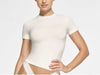 Skims Cotton Jersey T-Shirt in Light Grey, Size XS