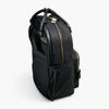 Lo & Sons Rowledge Backpack | Black Exterior / Gold Hardware / Grey Interior