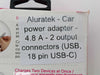 Aluratek - Car Power Adapter - 4.8 A - 2 output connectors