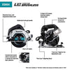 Makita XSH04ZB 18V LXT Li-Ion Sub-Compact Brushless Cordless 6-1/2