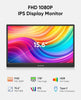 15.6in Portable Monitor 1080P FHD HDMI USB-C w/Case