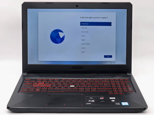 ASUS TUF Gaming FX504GD i5-8300H GTX 1050 8GB 512GB READ Missing Keys No Charger