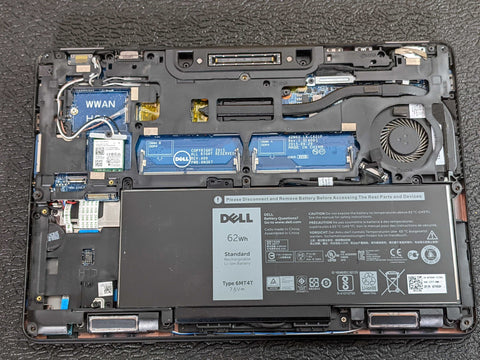 Dell LATITUDE E5270 I5-6200U 2.30GHz Motherboard Palmrest Battery, POSTs