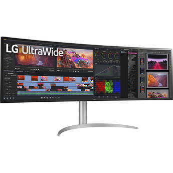 LG UltraWide 49BQ95C-W 49 in Dual QHD HDR 144 Hz Curved Monitor