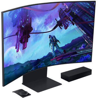 Samsung Odyssey Ark 2nd Gen 55 in 4K HDR 165 Hz Curved Gaming Monitor