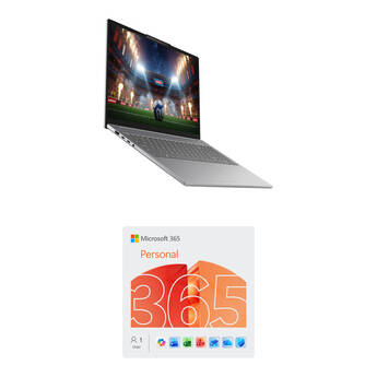 Lenovo 16 in IdeaPad Slim 5i and Microsoft Core Ultra 5 322 16GB RAM 1TB SSD