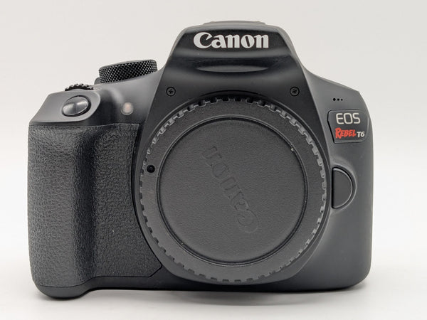 Canon EOS Rebel T6 Digital SLR Camera - Black (Body Only)