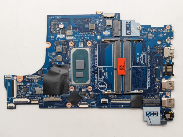 DELL INSPIRON 15 3501 INTEL CORE I5-1035G1 CPU LAPTOP MOTHERBOARD G9RW0
