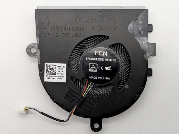 OEM Dell Latitude 3490 CPU Cooling Fan - AMA01 - 0WYGK2 WYGK2
