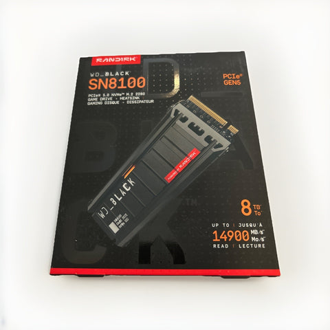 NEW WD Black SN8100 8TB NVMe SSD with Heatsink