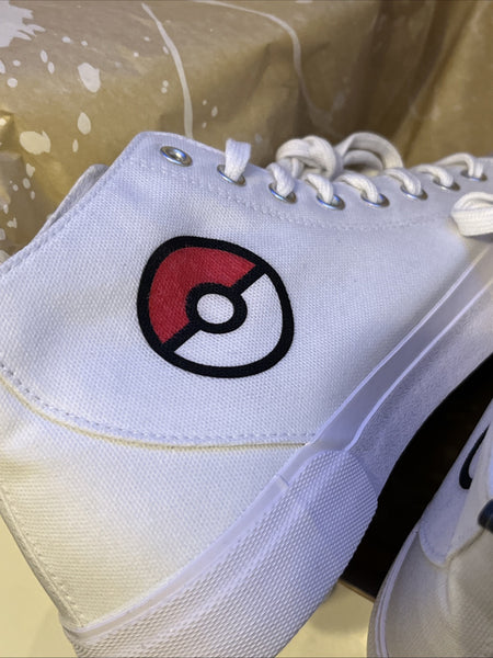 Akedo Pokemon Pikachu White High Top Sneakers Men US 12 Limited Edition NIB