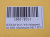 Dell Alienware Alien M17 R3 Case Black 0CF7YR Palmrest