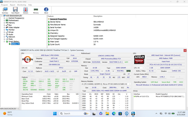 Lenovo ThinkPad T14 Gen 5 14