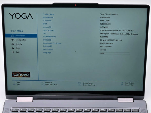 Lenovo Yoga 7 2-in-1 14AHP9 14
