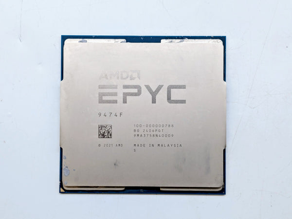 AMD EPYC Genoa 9474f 3.6GHz 48 core 96 thread 320-400W Unlocked CPU Processor
