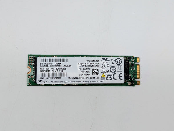 SK Hynix SC401 HFS256G39TNH-73A0A 256 GB M.2 80mm Solid State Drive 0WX4N