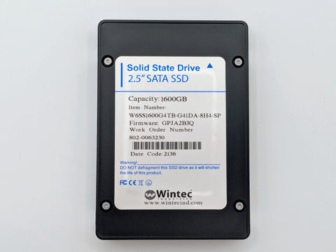 Wintec W6SS1600G4TB-G41DA-8H4-SP 1.6TB 1600GB 2.5 SSD - A Grade