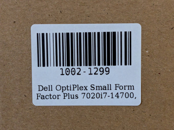 Dell OptiPlex 7020 SFF Plus i7-14700 16GB 256GB SSD Win11 Desktop