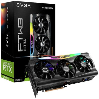 NEW EVGA GeForce 3070 Ti RTX FTW3 ULTRA GAMING 8GB 08G-P5-3797-KL Graphics Card