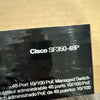 New Sealed SF350-48P-K9-NA, CISCO 48 10/100 PoE+ ports (8 support 60W PoE Switch