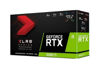 NEW in box XLR8 by PNY Nvidia Geforce RTX 3060 Ti 8gb GDDR6 DLSS Epic-X RGB