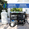 DuroMax XP12000EH 12,000 Watts Dual Fuel Gas Propane Portable Generator