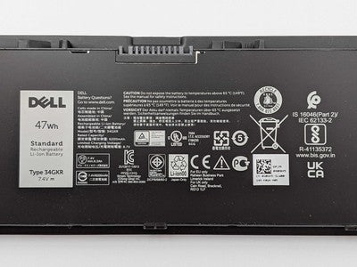 Genuine Dell Latitude E7440 E7450 Laptop Battery 54Wh 7.4 V 34GKR G95J5 3RNFD