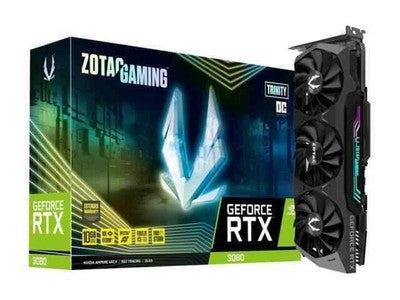 🔥 ZOTAC GeForce 3080 RTX Trinity OC 10GB LHR 🚀 FAST SHIPPING ✈️ NEW SEALED