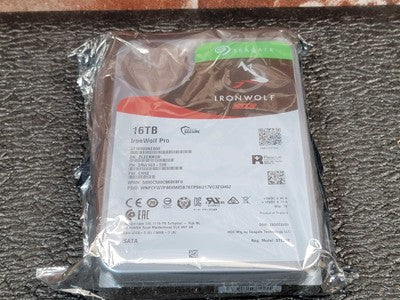 Seagate IronWolf Pro 16TB NAS HDD 7200 RPM 256MB SATA 6.0Gb/s 3.5